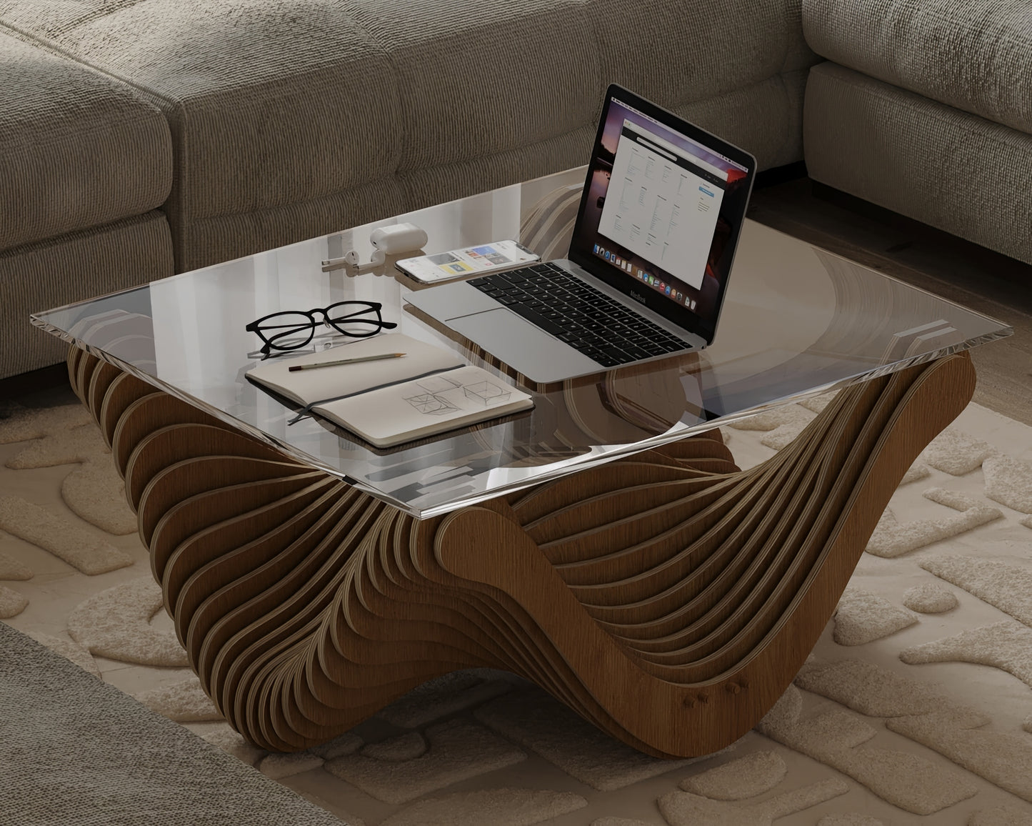 Nereid Wave: The Parametric Coffee Table