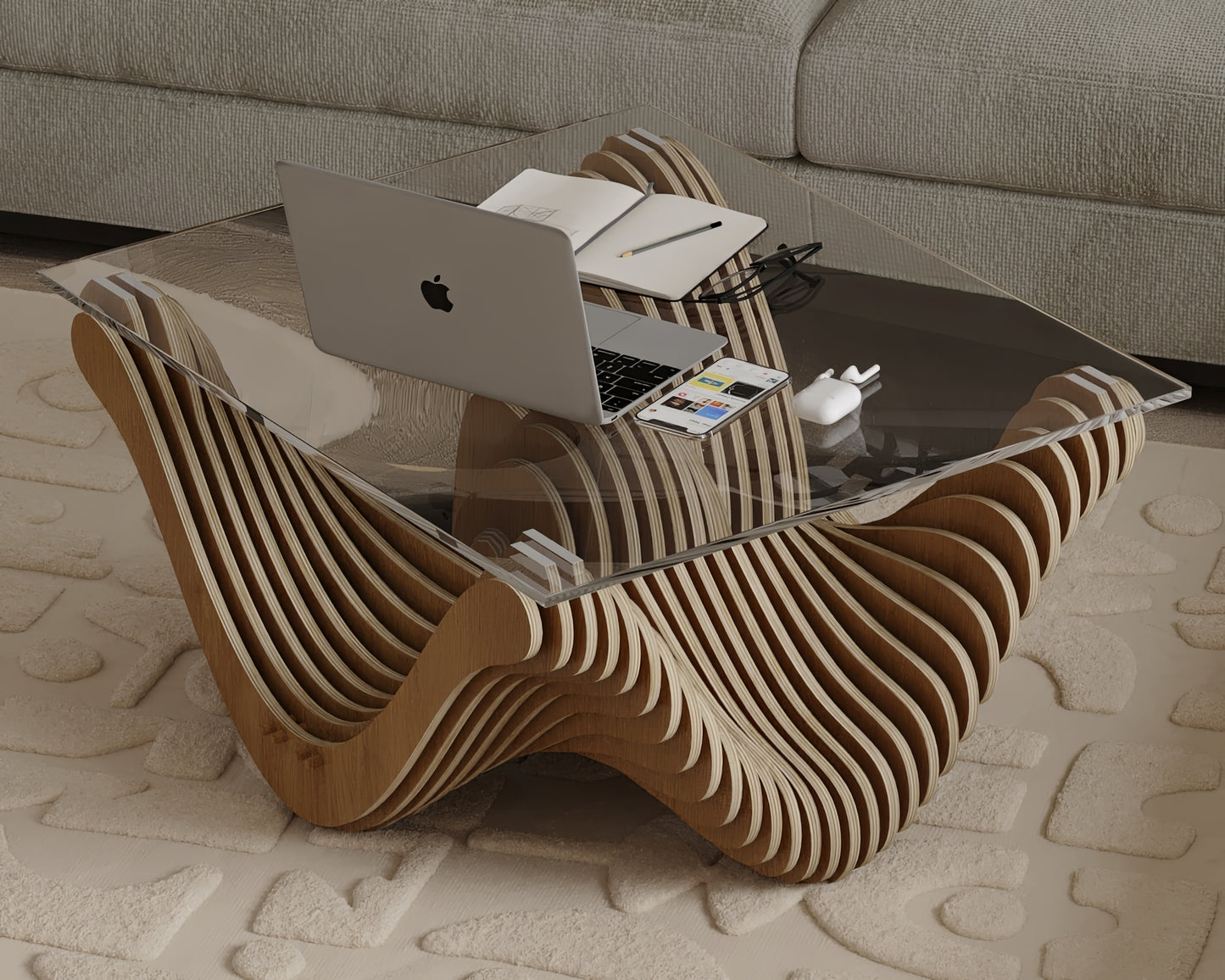 Nereid Wave: The Parametric Coffee Table